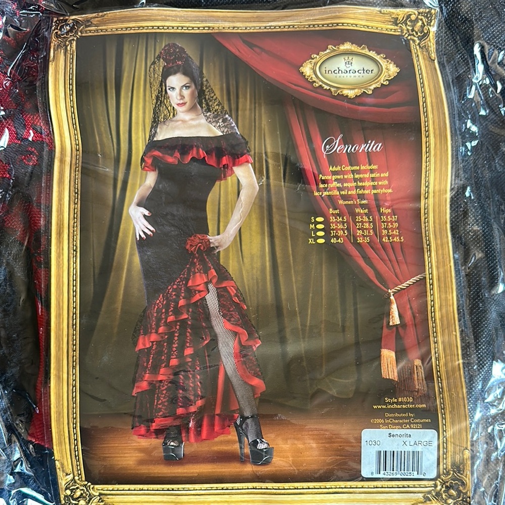 Chic Black and Red Ruffle Long Sleeve Dress - Picture 2 of 8